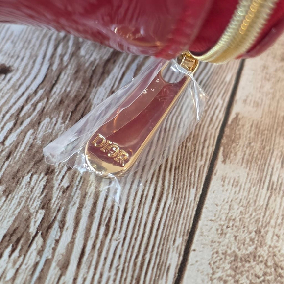 Dior Red Vanity Bag Case Handbag Small - Picture 3 of 9